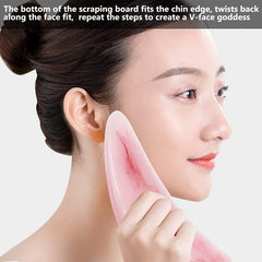 Gua Sha Massage Tool,Resin Large Lymphatic Drainage Massager Guasha Scraping Tool Body Sculpting anti Cellulite Tools with Handle for Women Men Back Neck Leg Face - Skin Care Kits & Combos - British D'sire