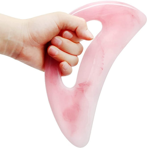 LONTOM Body Gua Sha Massage Tool, Large Lymphatic Drainage Massager Cellulite Massager, Full Body Gua Sha Scraping Muscle Relaxation and Pain Relief for Women Men Back Neck Face