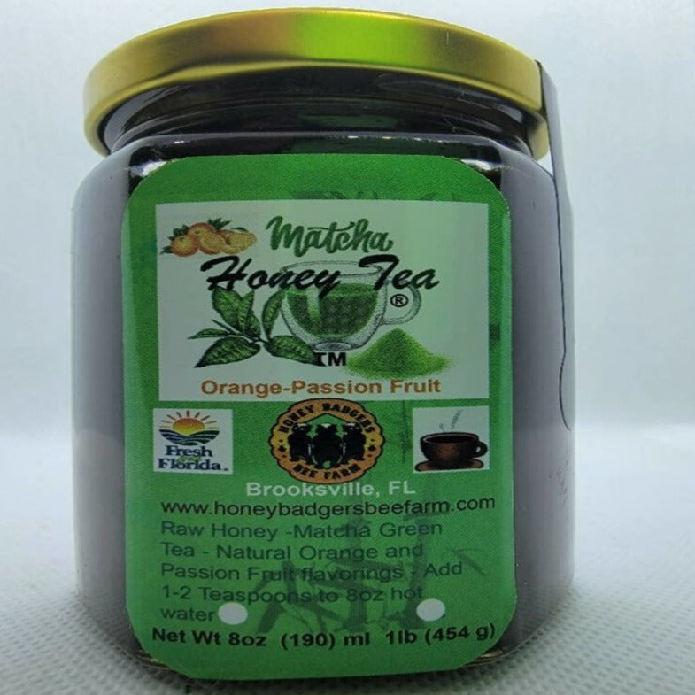 Honey Badgers Bee Farm Matcha Green Tea Honey - British D'sire