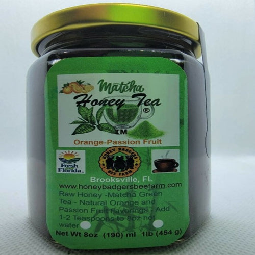 Honey Badgers Bee Farm Matcha Green Tea Honey