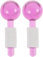 Ice Globes Cold Facial Ice Roller Massage Tool for Skincare, Puffiness Treatment, Cooling Cryo for Face & Eyes - Skin Care Kits & Combos - British D'sire