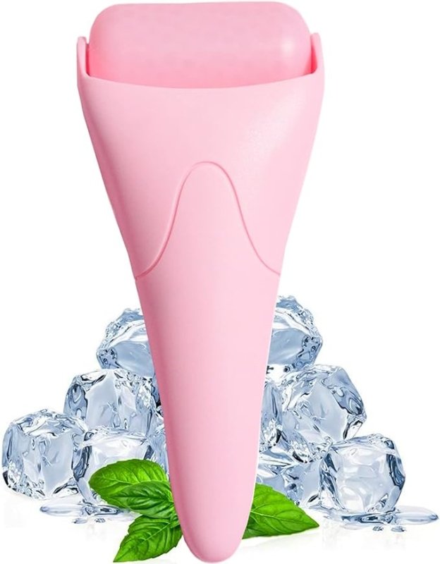 Ice Roller for Face Eyes, Massager Tool Reduce Puffiness, Wrinkles, Migraine, Pain Relief and Minor Injury (Big Ice Roller) - Massage & Relaxation tools - British D'sire