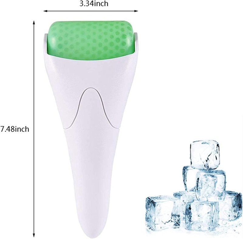 Ice Roller for Face Eyes, Massager Tool Reduce Puffiness, Wrinkles, Migraine, Pain Relief and Minor Injury (Big Ice Roller) - Skin Care Kits & Combos - British D'sire