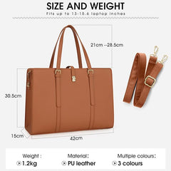 IGOLUMON Laptop Bags for Women Inch Ladies Tote Bag Large