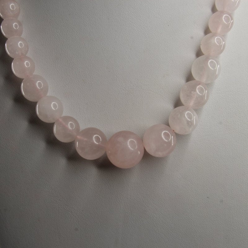 Infinity Rose Quartz 18+2 Inches Necklace - Necklaces & Pendants - British D'sire