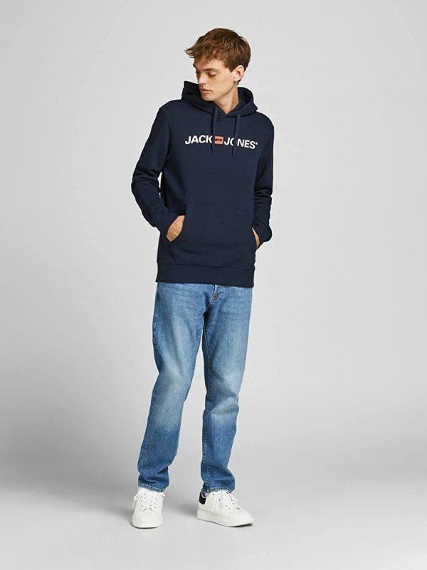 Jack & Jones Men’S 2 Pack Long Sleeve Pullover Hoodie - Mens Hoodies & Sweatshirts - British D'sire