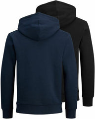 Jack & Jones Men’S 2 Pack Long Sleeve Pullover Hoodie - Mens Hoodies & Sweatshirts - British D'sire