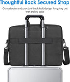 JETech 15 15.6 16 Inch Laptop Bag Case, Waterproof Slim Computer Sleeve Cover Compatible with MacBook Air/Pro 15/16, Surface Book 3/2 15, Dell Inspiron 15.6, HP Pavilion 15.6 (Black) - British D'sire