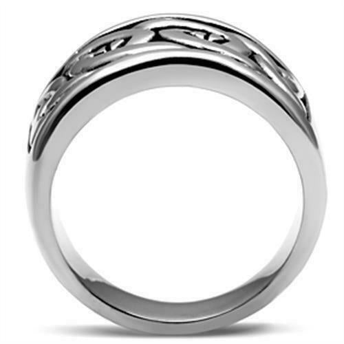 Jewellery Kingdom 13mm Thumb Wedding Signet Pinky Stainless Steel Chunky Silver Mens Ring Band - Jewelry Rings - British D'sire