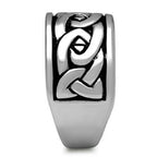 Jewellery Kingdom 13mm Thumb Wedding Signet Pinky Stainless Steel Chunky Silver Mens Ring Band - Jewelry Rings - British D'sire