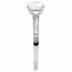 Jewellery Kingdom 15CT Solitaire With Accents Simulated Diamonds Ladies Engagement Ring - Jewelry Rings - British D'sire