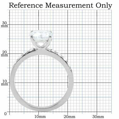Jewellery Kingdom 15CT Solitaire With Accents Simulated Diamonds Ladies Engagement Ring - Jewelry Rings - British D'sire