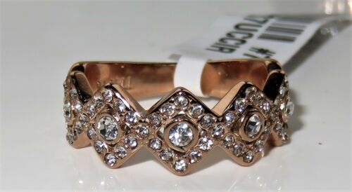 Jewellery Kingdom Band Eternity Cubic Zirconia Bezel 8mm Ladies Steel Pretty All Sizes Ring (Rose Gold) Secondary image