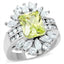 Jewellery Kingdom Citrine Ladies Emerald Cut Marquise Cocktail Cz Ring - Jewelry Rings - British D'sire
