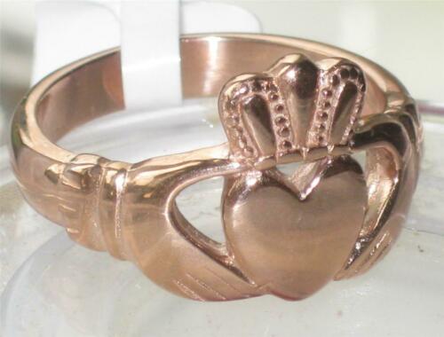 Jewellery Kingdom Claddagh Irish No Stone Rose Ladies Gold Ring Secondary image