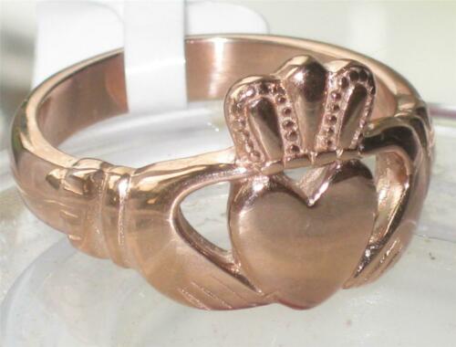Jewellery Kingdom Claddagh Irish No Stone Rose Ladies Gold Ring - Jewelry Rings - British D'sire