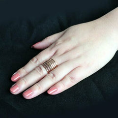 Jewellery Kingdom Comfort 14KT Wide Dome Open Stamped Ladies Ring Band (Rose Gold) - Rings - British D'sire
