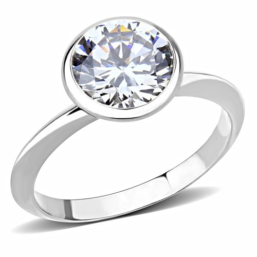 Jewellery Kingdom Cubic Zirconia Bands Bezel 4carat Marquise Emerald Stacking Ladies Ring Set (Silver) - Jewelry Rings - British D'sire
