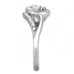 Jewellery Kingdom Cubic Zirconia Pretty Ladies Dress Ring (Silver) - Jewelry Rings - British D'sire