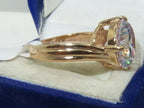 Jewellery Kingdom Cubic Zirconia Solitaire Ladies Engagement Ring (Rose Gold) - Jewelry Rings - British D'sire