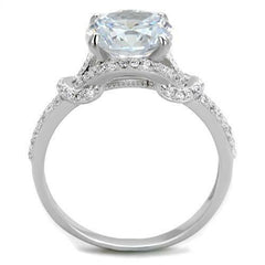 Jewellery Kingdom Cubic Zirconia Solitaire Sterling 3 Carat Accents Stamped Sparkling SZ Ladies Ring (Silver) - Jewelry Rings - British D'sire