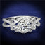 Jewellery Kingdom Cut Fancy Stamped Sterling Silver Simulated Womens Princess Diamond Ring - Rings - British D'sire