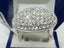 Jewellery Kingdom CZ Sparkling Statement Pave Chunky Dome Ladies cocktail Ring (Silver) - Jewelry Rings - British D'sire