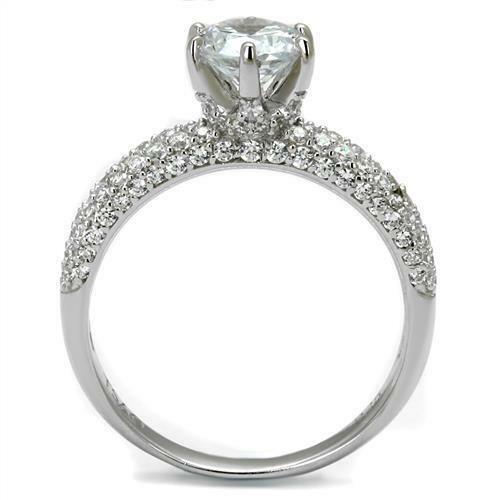 Jewellery Kingdom Details about  Ladies engagement ring sterling silver solitaire accents 925 stamped 2carat 521 - Jewelry Rings - British D'sire