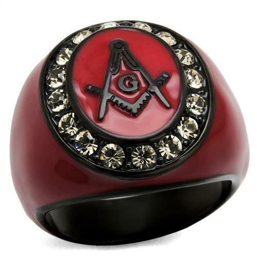 Minstry Rings Jewellery Kingdom Details about Mens masonic ring military signet cz ...