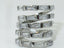 Jewellery Kingdom Emerald Cut Simulated Diamonds Stainless Steel Wide Ladies Silver Band Ring - Rings - British D'sire
