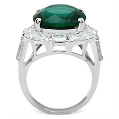 Jewellery Kingdom Emerald Oval Ladies Dress 6 Carat Ring (Green) - Jewelry Rings - British D'sire