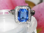 Jewellery Kingdom Emerald Sapphire Stainless Steel Ladies Ring (Royal Blue) - Jewelry Rings - British D'sire