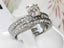 Jewellery Kingdom Engagement Set Wedding Band 2pcs Stainless Steel Cz 1 Carat Silver Ring - Jewelry Rings - British D'sire