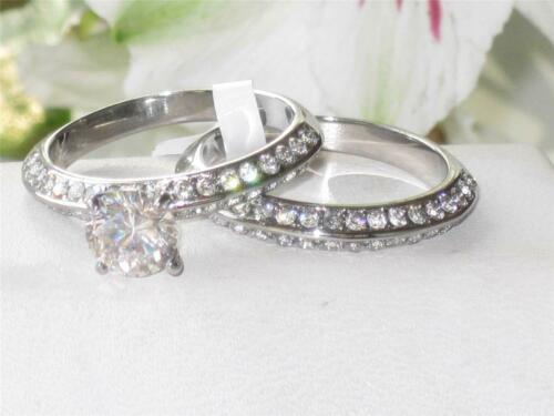 Jewellery Kingdom Engagement Set Wedding Band 2pcs Stainless Steel Cz 1 Carat Silver Ring - Jewelry Rings - British D'sire