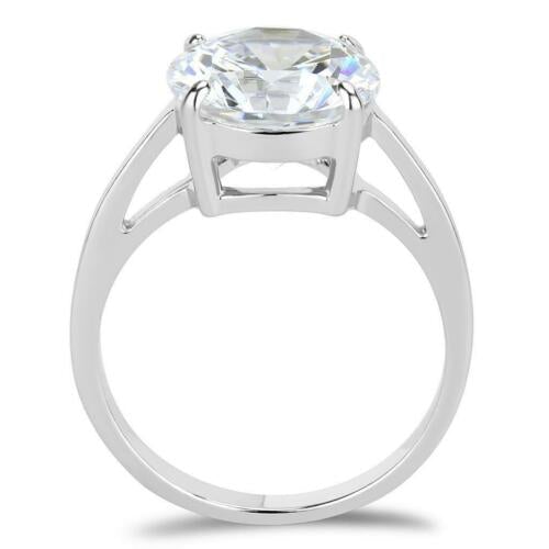 Jewellery Kingdom Engagement Solitaire Cocktail Stainless Steel 11mm Ring - Rings - British D'sire