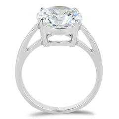 Jewellery Kingdom Engagement Solitaire Cocktail Stainless Steel 11mm Ring - Rings - British D'sire