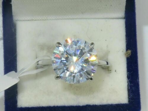 Jewellery Kingdom Engagement Solitaire Cocktail Stainless Steel 11mm Ring - Rings - British D'sire