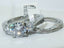 Jewellery Kingdom Engagement Wedding Band Three Stone Cubic Zirconia Ladies Ring Set - Engagement Rings - British D'sire