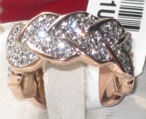 Jewellery Kingdom Filled Stainless Steel Eternity Cubic Zirconia Ring (Rose Gold) Secondary image