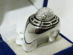 Jewellery Kingdom Greek Key Cz Sterling Silver Stamped Cubic Zirconia Pave Ring - Jewelry Rings - British D'sire