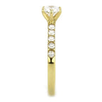Jewellery Kingdom Ladies 1 Carat Solitaire Accents Cubic Zirconia Engagement Gold Ring - Jewelry Rings - British D'sire