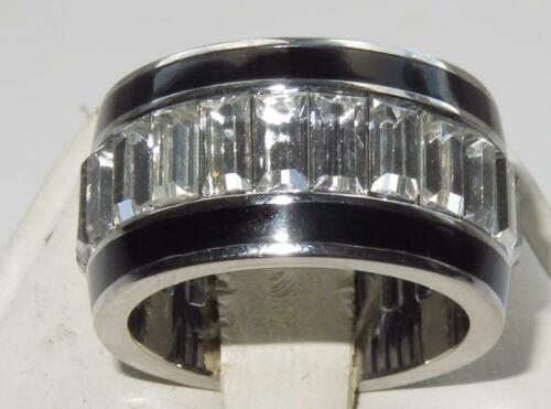 Jewellery Kingdom Ladies 11mm Band Full Eternity Wedding Baguettes Ring Secondary image