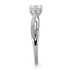 Jewellery Kingdom Ladies 50 Carat Stainless Steel Cubic Zirconia Accents 1/2 Carat Ring - Jewelry Rings - British D'sire