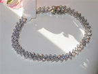 Jewellery Kingdom Ladies 7 Inch 15 Carat Rhodium Silver Super Sparkling Marquise Tennis Bracelet - Bracelets & Bangles - British D'sire