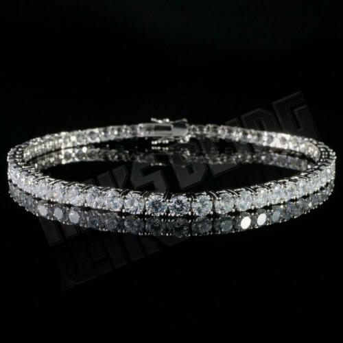 Jewellery Kingdom Ladies 9 Carat Cz 7 Inch Classic Round Tennis Bracelet (Gold) - Bracelets & Bangles - British D'sire