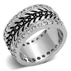 Jewellery Kingdom Ladies 9mm Rhodium Band Cz Eternity Cubic Zirconia Wedding Ring (Silver) - Jewelry Rings - British D'sire