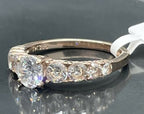 Jewellery Kingdom Ladies Anniversary Cubic Zirconia Ring (Gold) - Rings - British D'sire