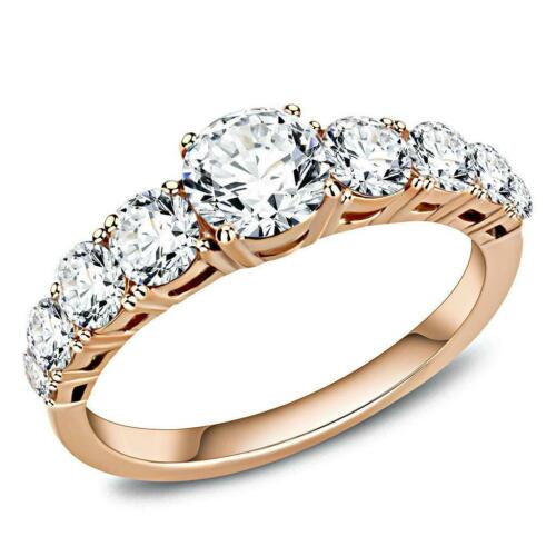 Jewellery Kingdom Ladies Anniversary Cubic Zirconia Ring (Gold) - Rings - British D'sire Main image