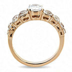 Jewellery Kingdom Ladies Anniversary Cubic Zirconia Ring (Gold) - Rings - British D'sire