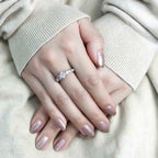 Jewellery Kingdom Ladies Anniversary Cubic Zirconia Steel Pretty Sparkle Ring (Rose Gold) - Jewelry Rings - British D'sire
